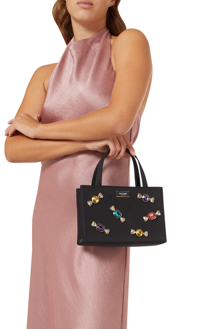 Sam Icon Candy Gem Embellished Tote Bag